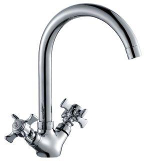 Смеситель для кухни Haiba HB4624 хром